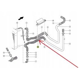 310209 0 aušinimo sistemos guminė žarna