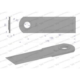 Sukamasis peilis šiaudų smulkintuvas lygus