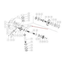 Pmf 000306 vidinis seger žiedas 52 x 2 mm