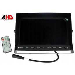 Monitorius 10 4x atbulinės eigos kameros ahd 12 24v komplektas