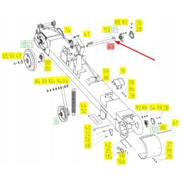 100063493 grūdų padavimo velenas