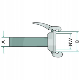 Kištukas su redukcine mova, itališka sistema Berse 150