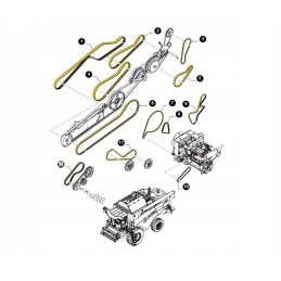 Separatorius ir ventiliatoriaus diržas 84457079 new holland