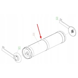 101138014 pasviręs konvejerio velenas