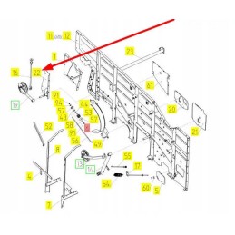 100147596 galinis dešinysis kratytuvų korpusas