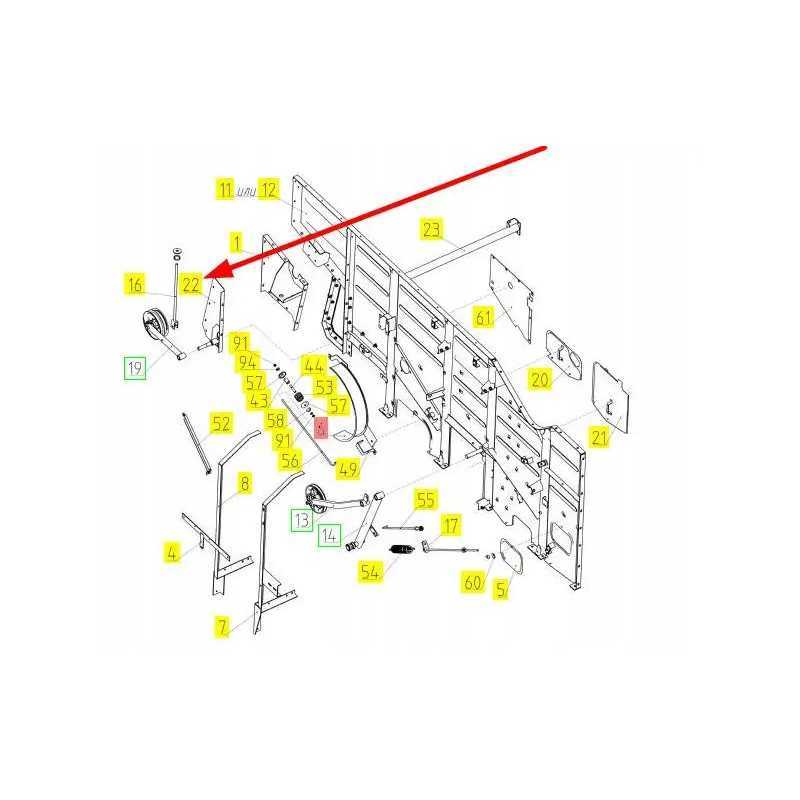 100147596 galinis dešinysis kratytuvų korpusas