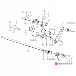 Ekscentrinė grūdų sijotuvo pavara Claas 600790 0 yg