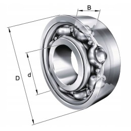 Rutulinis guolis paprastai 15x32x9 mm ina fag