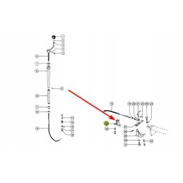 650215 0 ritės reguliavimo laido laikiklis