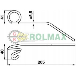 Ritės pirštas 650500 claas