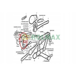 New Holland TC transmisijos diržas 9515075