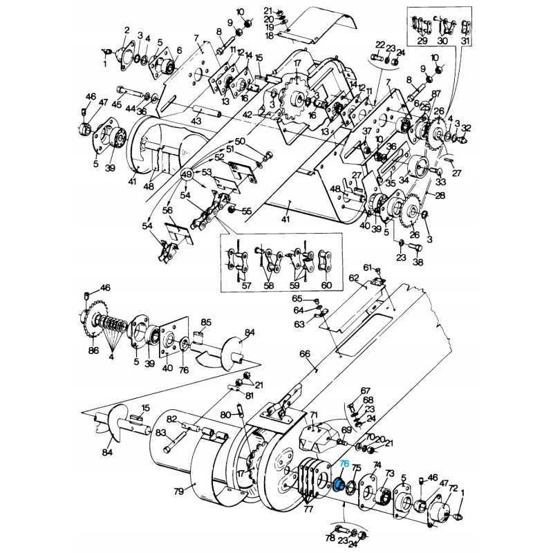 Naujas Hollan konvejerio grandinės pavaros dangtis