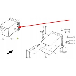 751496 0 smulkintuvo išmetimo korpuso flanšo plokštė