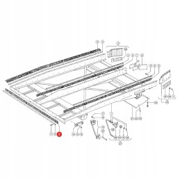 Guminis dangtelis grūdų keptuvėms Claas 600461 3 vnt