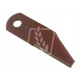 Pašarų kombaino peilis, lenktas, kairysis, 173x51x4 5 18mm, skersmuo 18m