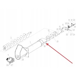 100169205 grybo galvutės varžtas m10 x 30