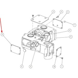 04532500 pavaros šoninis dangtis su užraktu