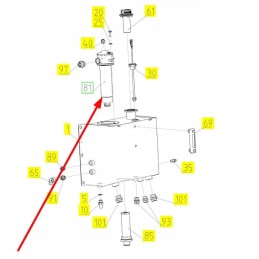 102394834 hidraulinės alyvos filtras