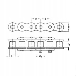 Motowidel pavaros grandinė 650193 0 rollon