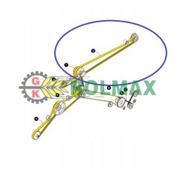 Siurblio pavaros diržas new holland tx 84817631 cnh