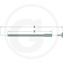 Gesinimo trosas Renault 7700049443 l 1770mm