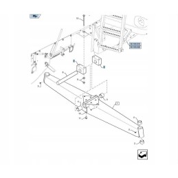 Jungiamasis blokas new holland tc tx 84443475 cnh