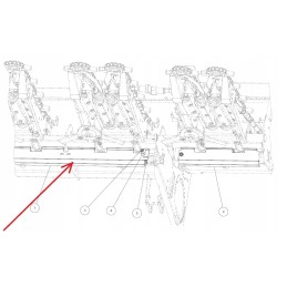 01241500 stiebo smulkintuvo dangtis, dešinė