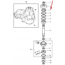 Lca71898 sandarinimo žiedas 60 x 80 x 8