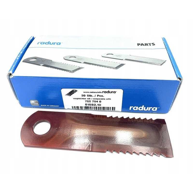 Dantytas pašarų kombaino peilis Claas Rasspe 755784