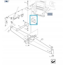 New Holland TC TX sujungimo blokas 84443475