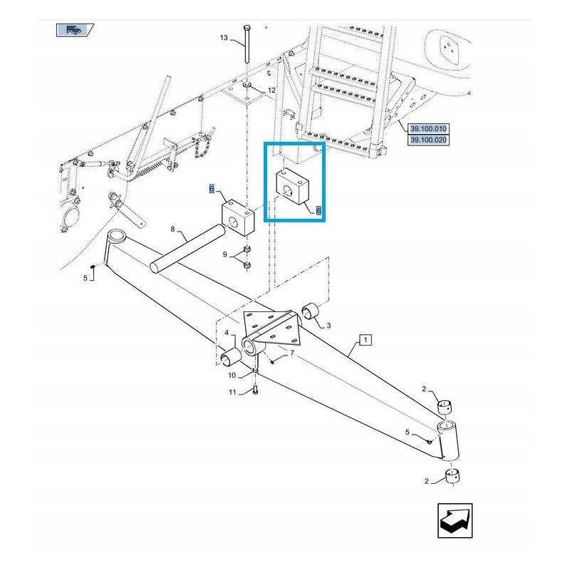 New Holland TC TX sujungimo blokas 84443475