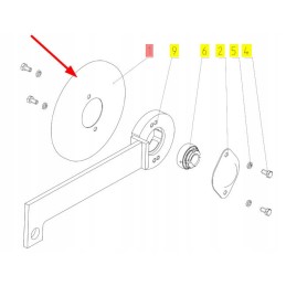 100092697 pakreipimo padavimo veleno korpusas