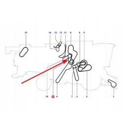 6248658m1 kompozitinis trapecinis diržas 2b x 2144