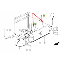 078960 0 išmetimo vamzdžio tvirtinimas