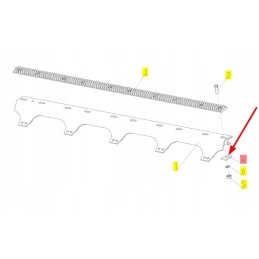 100291230 stačiakampė poveržlė, 41 x 30 x 5