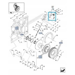 Elektrinis variklis būgno sukimui New Holland CS CS