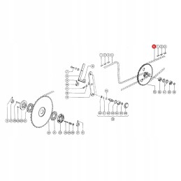 Claas motociklo pavaros grandinė 670228 0 rollon