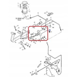 Pagrindinis stabdžių cilindras new Holland tc tf tx 84817521 cnh