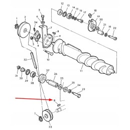 Lca64088 prizminis raktas 8 x 7 x 28