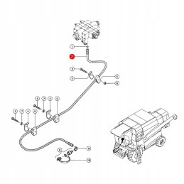 Claas hidraulinė žarna 715005 0 originali