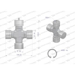 Plataus kampo veleno skersinė galvutė 35 00106 33 8