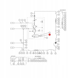 Massey Ferguson solenoidinio vožtuvo ritė d45110043 org