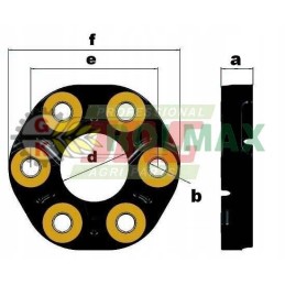 Claas 649482 guminė sankaba
