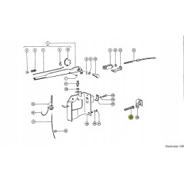 601159 1 varžtas rankinio stabdžio mechanizmui