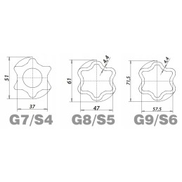 Plataus kampo homokinetinio veleno jungtis g7 s4 g8