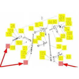 102111713 specialus varžtas įgaubtam tvirtinimui