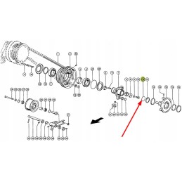 667822 0 šiaudų smulkintuvo skriemulio dangtelis