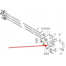 741174 1 šiaudų smulkintuvo metalinis laikiklis
