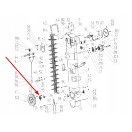 101941269 grūdų elevatoriaus kovos guolis
