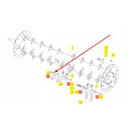 103214247 peilio poveržlė m11 x 39 x 4 mm